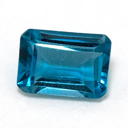 Topas in London Blue mit 6 x 4 mm