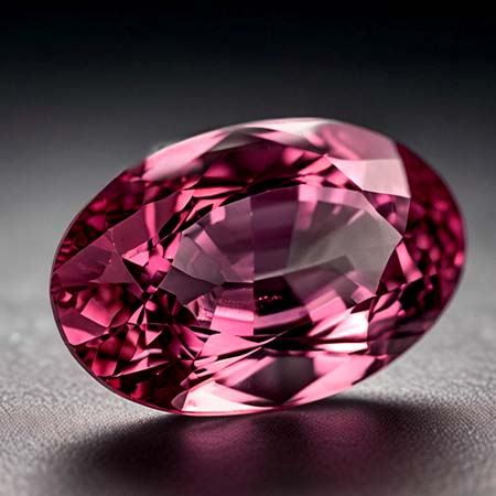 Rubellit mit 1.08 Ct