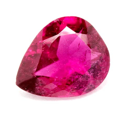 Pink Turmalin mit 4.5 x 3.5mm, Tropfenschliff