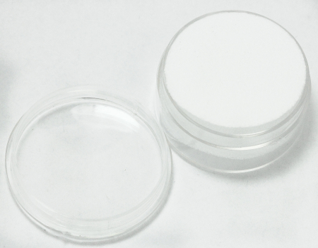 Edelstein Döschen weiß 30 mm