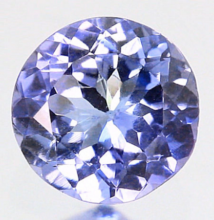 Bicolor Tansanit mit 0.79 Ct, unbehandelt