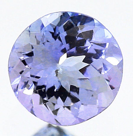 Bicolor Tansanit mit 0.80 Ct, unbehandelt