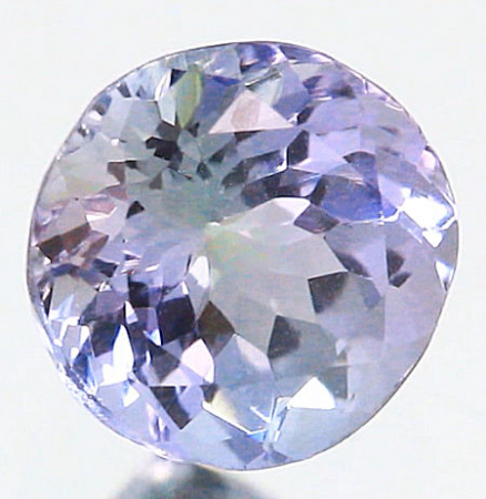 Bicolor Tansanit mit 0.85 Ct, unbehandelt