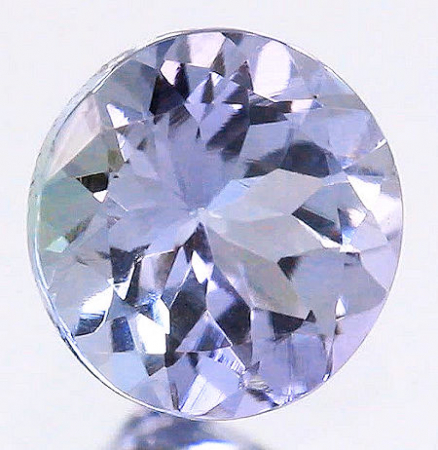 Bicolor Tansanit mit 0.87 Ct, unbehandelt