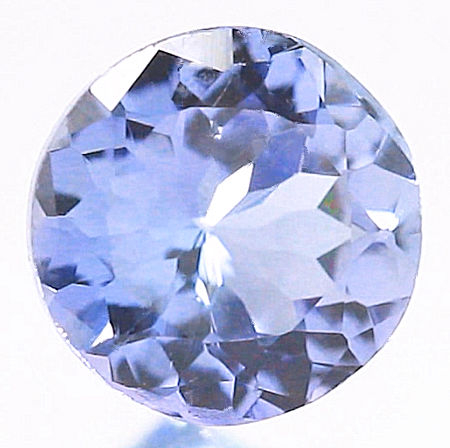 Bicolor Tansanit mit 0.83 Ct, unbehandelt