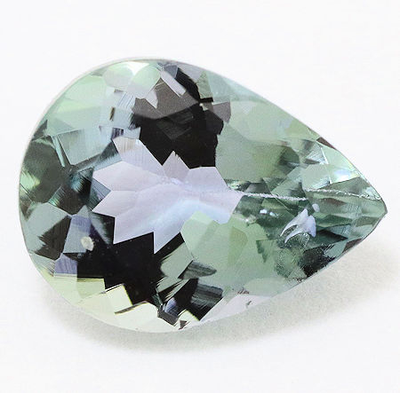 Bicolor Tansanit mit 1.15 Ct, unbehandelt