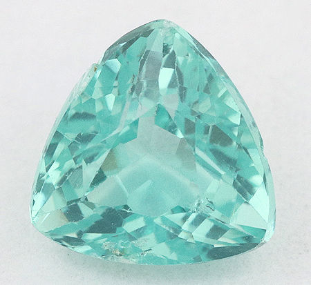 Apatit mit 1.50 Ct in Paraiba Neongrünblau, leicht beschädigt