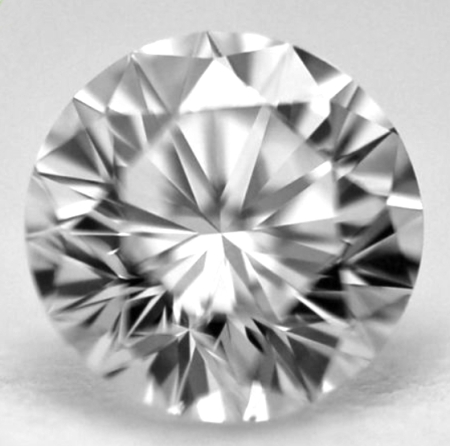 Brillant 2.9 mm, 0.10 Ct Feines Weiss, VVS