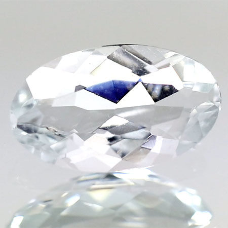 Aquamarin mit 14 x 9 mm, unbehandelt