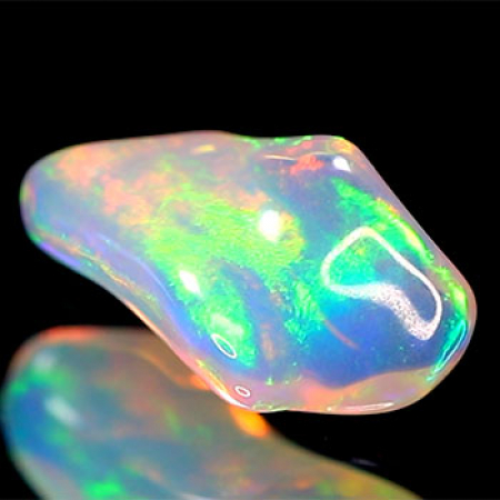 Welo Opal-Kristall AAA Grade, 2.97 Ct, poliert