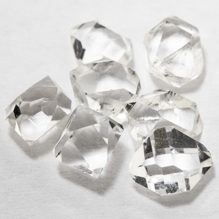 7 Herkimer "Diamanten" mit 5.14 Ct