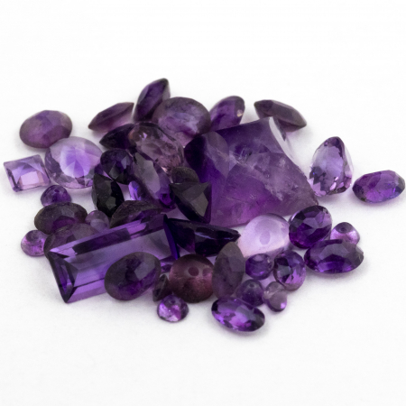 Verschiedene Edelsteine mit 9.86 Ct (Amethyst, etc.)