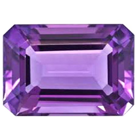 Amethyst 9 x 7 mm im Octagonschliff