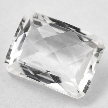 Bergkristall mit 11.15 Ct, Checkerboard-Schliff