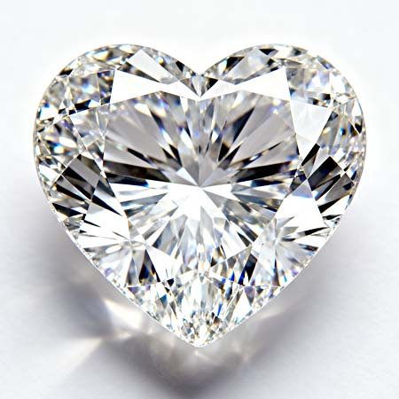 Diamant-Herz mit 0.07 ct, River, VVS