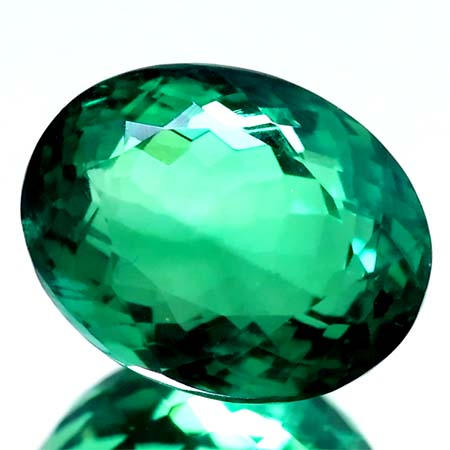 Fluorit mit 13.93 Ct, facettiert, AAA Grade