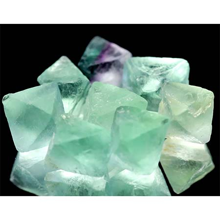 Fluorit Kristalle mit 100.93 Ct