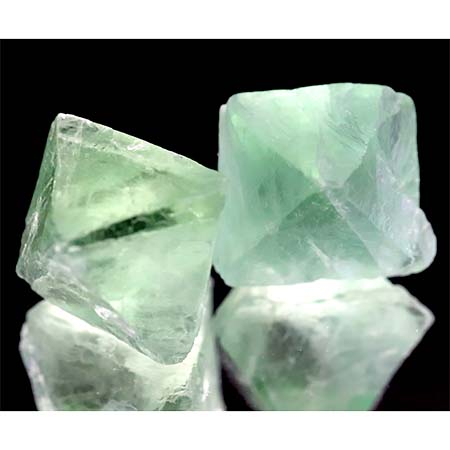 Fluorit Kristalle mit 110.30 Ct