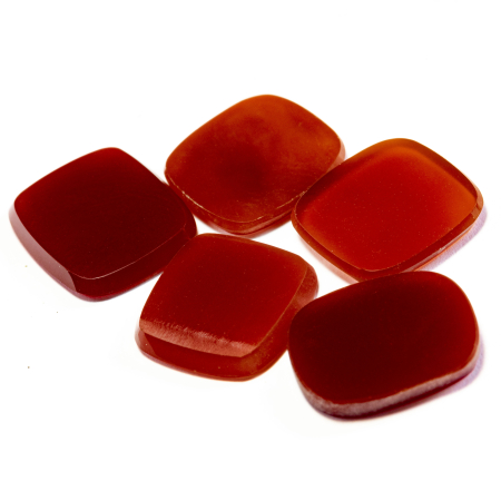 5 Karneole mit insgesamt 17.79 Ct