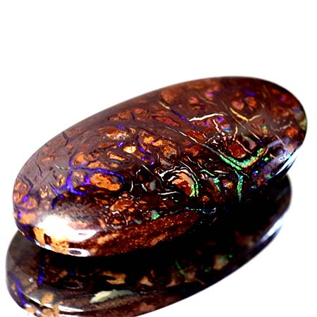 Koroit Boulder Opal mit 23.01 Ct, beidseitig tragbar