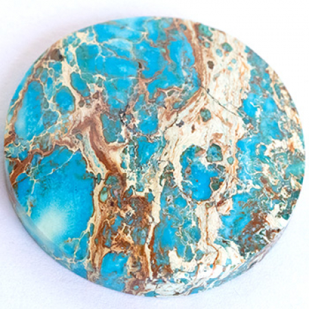 Ocean-Jaspis mit 68.97 Ct