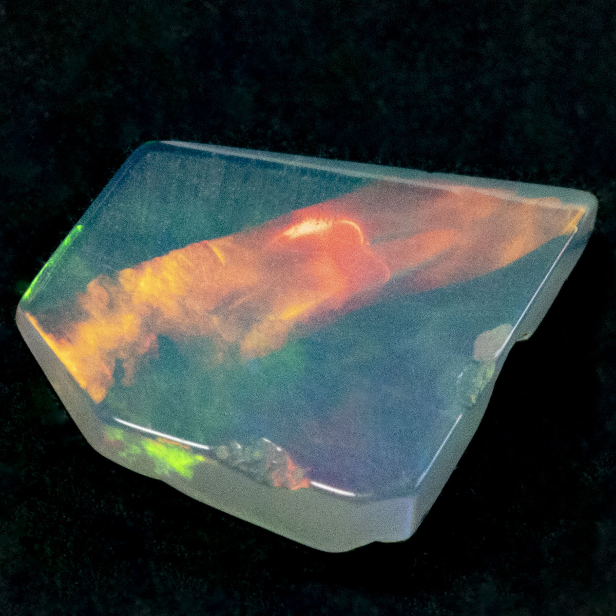 2 Welo Opal Scheiben mit 1.55 Ct, poliert - Opale