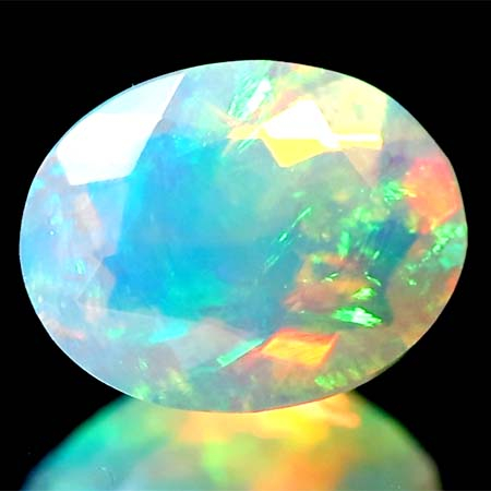 Facettierter Welo-Opal 1.20 Ct, AAA-Qualtität