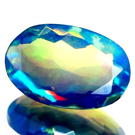 Schwarzer Opal mit 1.99 Ct - facettiert, AAA Qualität