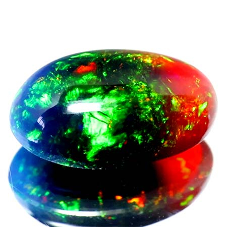 Bicolor Opal mit 2.05 Ct, AAA Grade