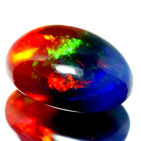 Bicolor Opal mit 3.08 Ct, AAA Grade