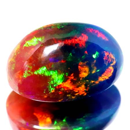 Bicolor Opal mit 4.13 Ct, AAA Grade