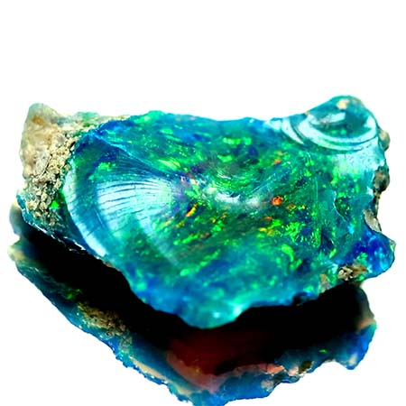 Opalkristall mit 7.16 Ct, AAA Grade