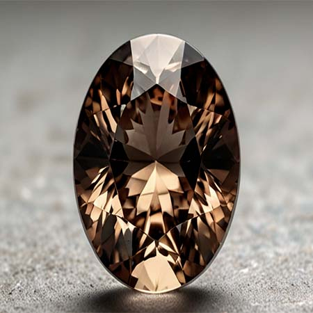 Brasilianischer Rauchquarz mit 4.51 Ct