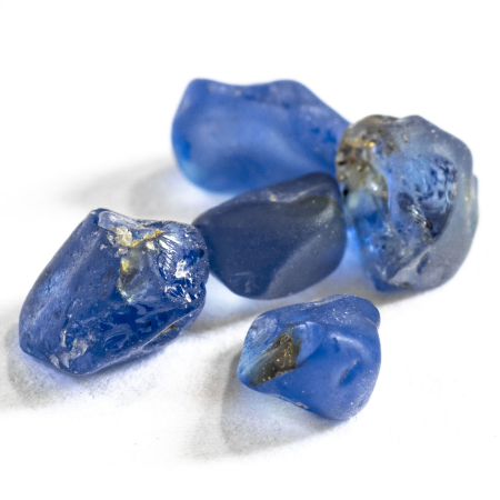 Saphir Kristalle mit 1.70 Ct, Schleifqualität