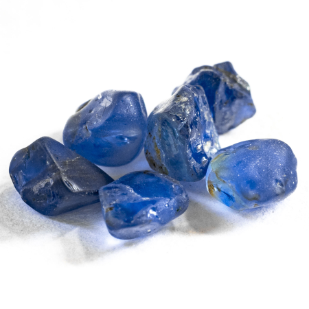Saphir Kristalle mit 1.89 Ct, Schleifqualität