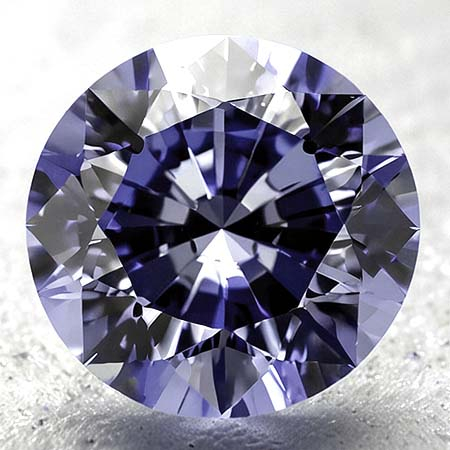 Burma Spinell mit 0.46 Ct Brillantschliff, unbehandelt