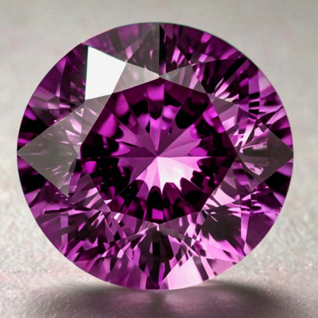 Burma Spinell mit 0.50 Ct Brillantschliff, unbehandelt