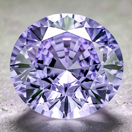 Burma Spinell mit 0.65 Ct Brillantschliff, unbehandelt