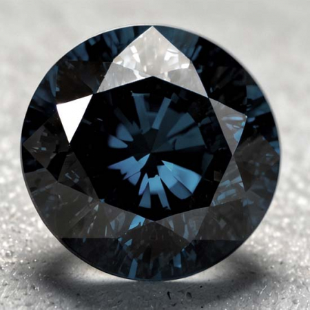 Burma Spinell mit 0.81 Ct Brillantschliff, unbehandelt