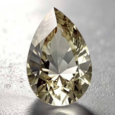 Gelber Tansanit mit 0.36 Ct