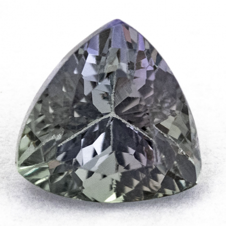 Bicolor Tansanit mit 0.91 Ct, unbehandelt