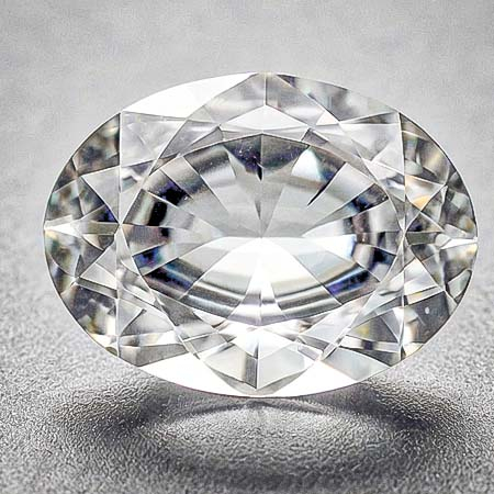 Weisser Topas mit 16x12 mm