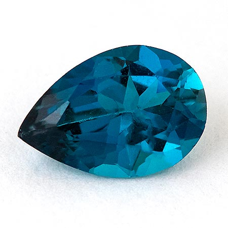 Topas in London Blue mit 9 x 6 mm, ca. 1.40 Ct