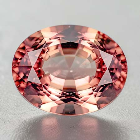 Altrosa Turmalin mit 0.94 Ct