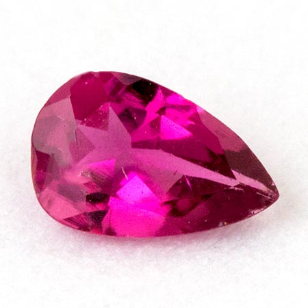 Pink Turmalin mit 5x3mm, Tropfenschliff