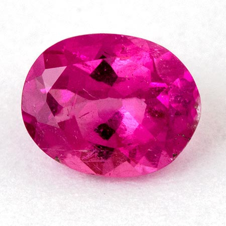 Pink Turmalin mit 5x4mm, Ovalschliff