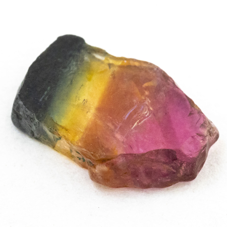 Polierte Multicolor Turmalinscheibe mit 1.35 Ct