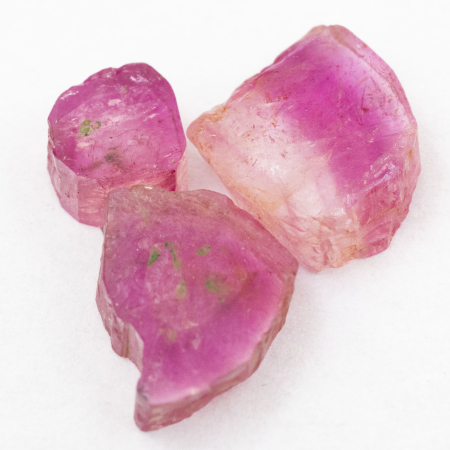 3 Polierte Multicolor Turmalinscheiben mit 3.45 Ct