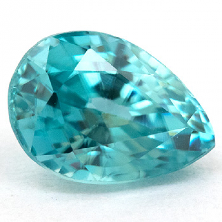 Blaugrüner Zirkon mit 1.33 Ct