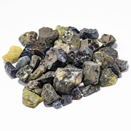 Australische Saphir Kristalle mit 100.42 Ct